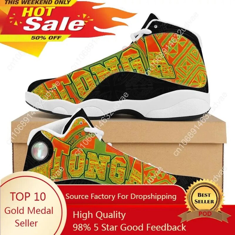 รองเท้าวิ่งสไตล์ซามัวชนเผ่า tonga พอลินีเชียนสีสันสดใสใหม่2020รองเท้ากีฬาบาสเก็ตบอลโลโก้ของผู้ชาย