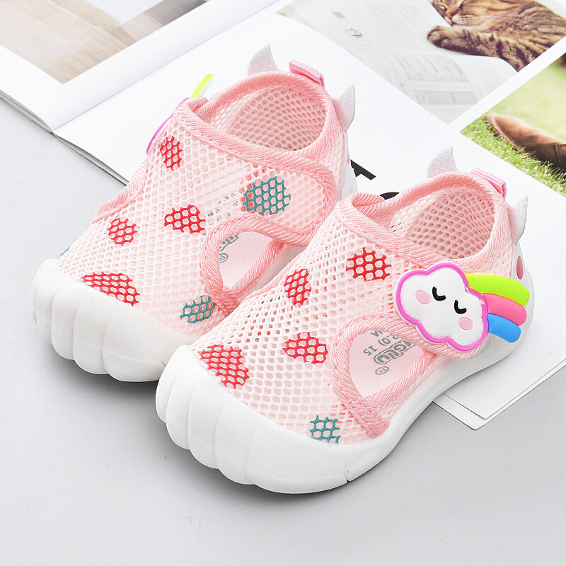 Sandalias para niños pequeños, zapatos ligeros para bebés de 1, 2 y 3 años, zapatos informales para primeros pasos