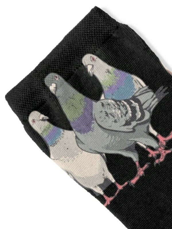 Chaussettes pour pigeons, pigeons, amateurs de pigeons, chaussures de créateurs pour garçons et enfants, chaussettes pour femmes
