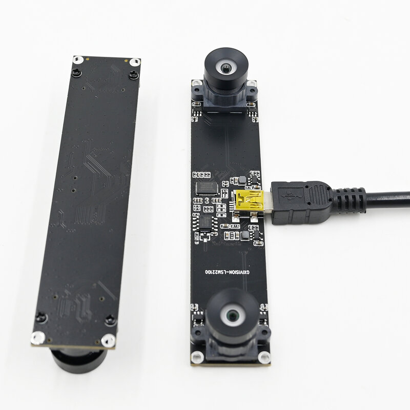 3D moduł kamer VR Stereo zsynchronizowany podwójny obiektyw tej samej ramki kamera internetowa USB 2560*720 30fps dla systemu Windows Linux Android Raspberry Pi