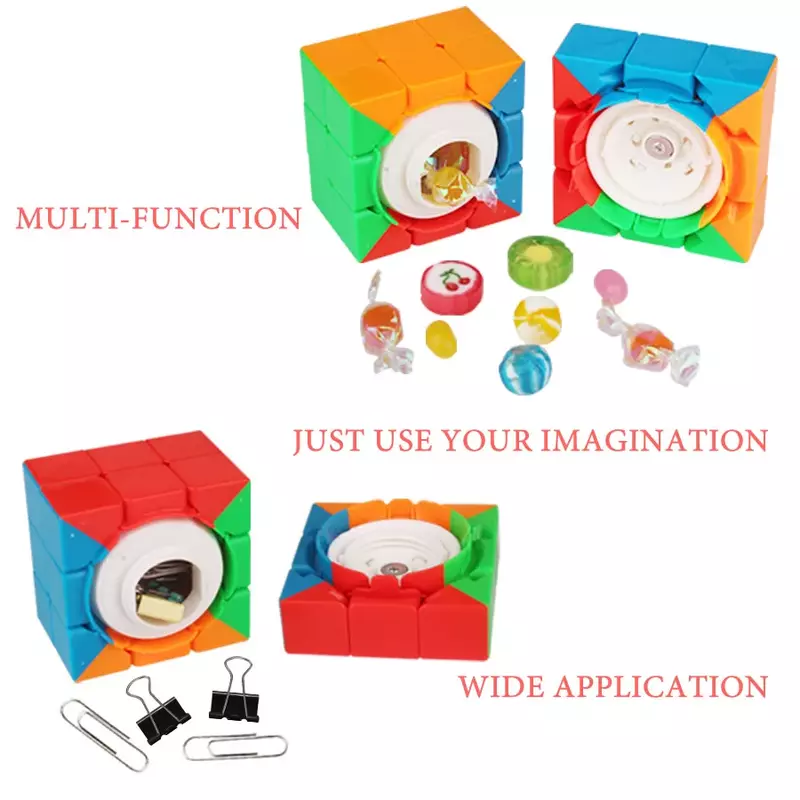 Boîte à monnaie privée, Cube magique créatif, boîte de rangement secrète pour bagues bijoux, compartiment de Diversion Portable, cadeau caché