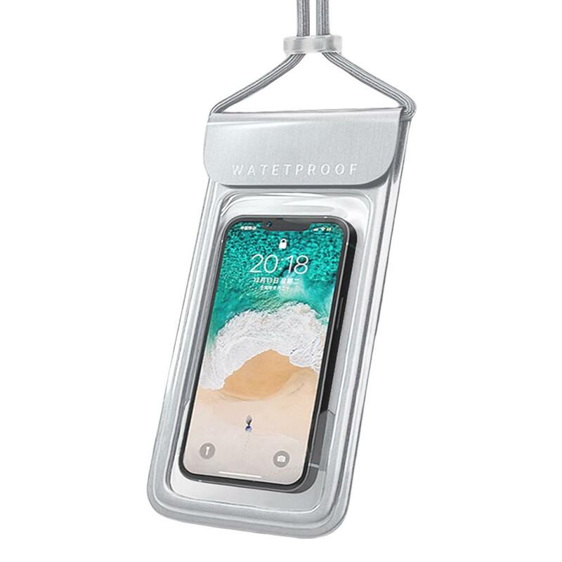 Универсальный Водонепроницаемый Телефон с ремешками, экран, аксессуары для дрифтинга, телефон для подводного плавания, прозрачный Q2o6