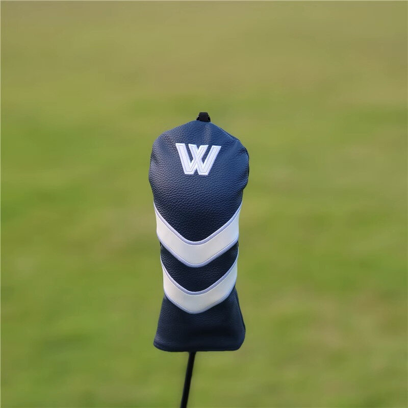 Golf Woods Headcovers สำหรับ Driver Fairway Hybrid 135H คลับชุดหัว PU หนัง Unisex Protector อุปกรณ์กอล์ฟ
