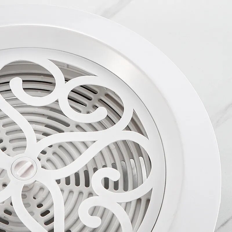 White Round Air Vent Louver Grille Cover Outlet Adjustable Exhaust Vent Ducting Ventilation Grilles 75/100/125mm Air Vent Cover