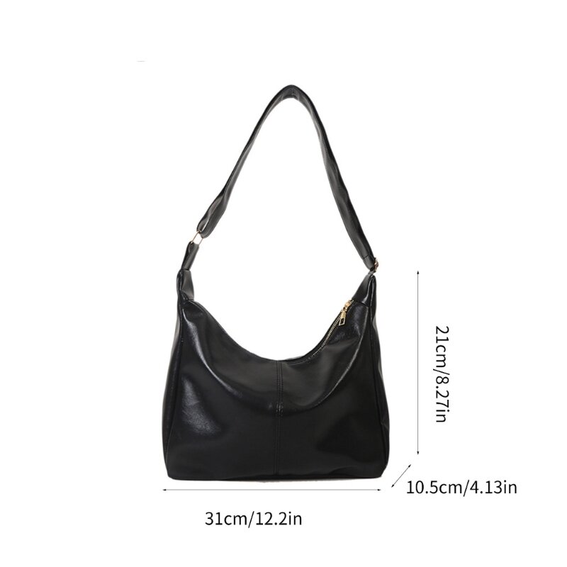 E74B Praktyczna i stylowa damska torba na ramię, idealna do pracy i na zakupy