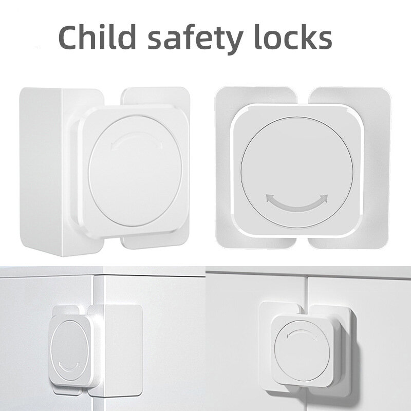 Anak-anak mengunci Kunci Kulkas Kunci Pintu Multi-Fungsi Bayi Anti-Pinching Tangan Rumah Kabinet Pintu Laci Pelindung Keamanan