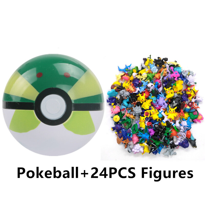 Lustige Freude Pokemoning Spielzeug 7cm Elf Ball 2-3cm Anime Action Pokeball Figuren Monster Spielzeug Modell Puppen Kinder Weihnachts geschenk