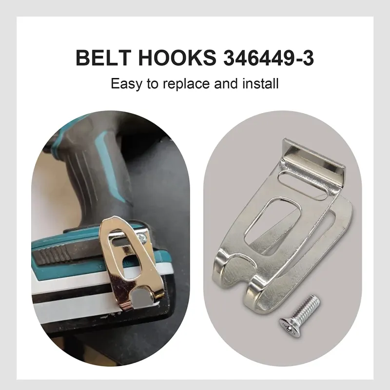 Belt Clip Hook Bit Holder Screwdriver Holder For Makita/Dewalt/Milwaukee Cordless Drills Belt Hooks With Screws Power Tool Part