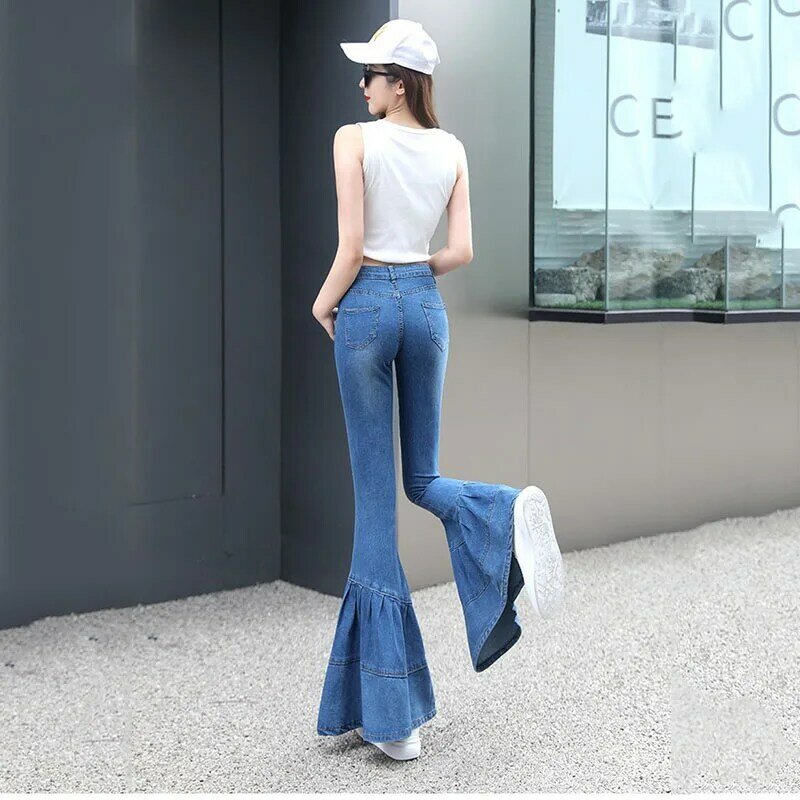 Sense Of Design Big Horn Nine-Point Jeans Women's Spring And Autumn 2024 New Slim Slim Temperament Denim Pants
