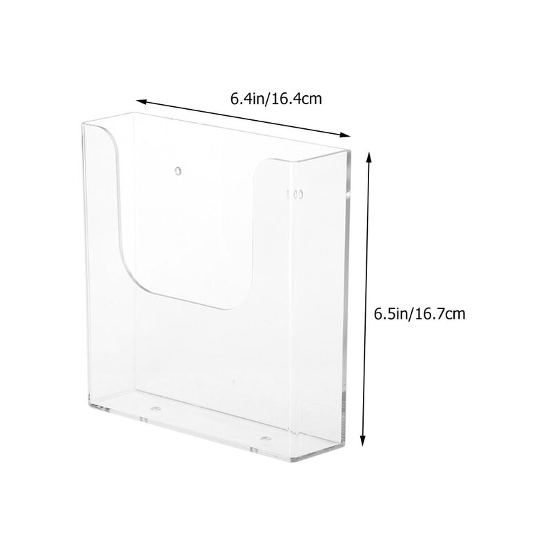 Wall-Mounted Document Organizer Practical Plastic File Holder File Paper Rack Wall Mounted/Hanging Document Paper Organizer