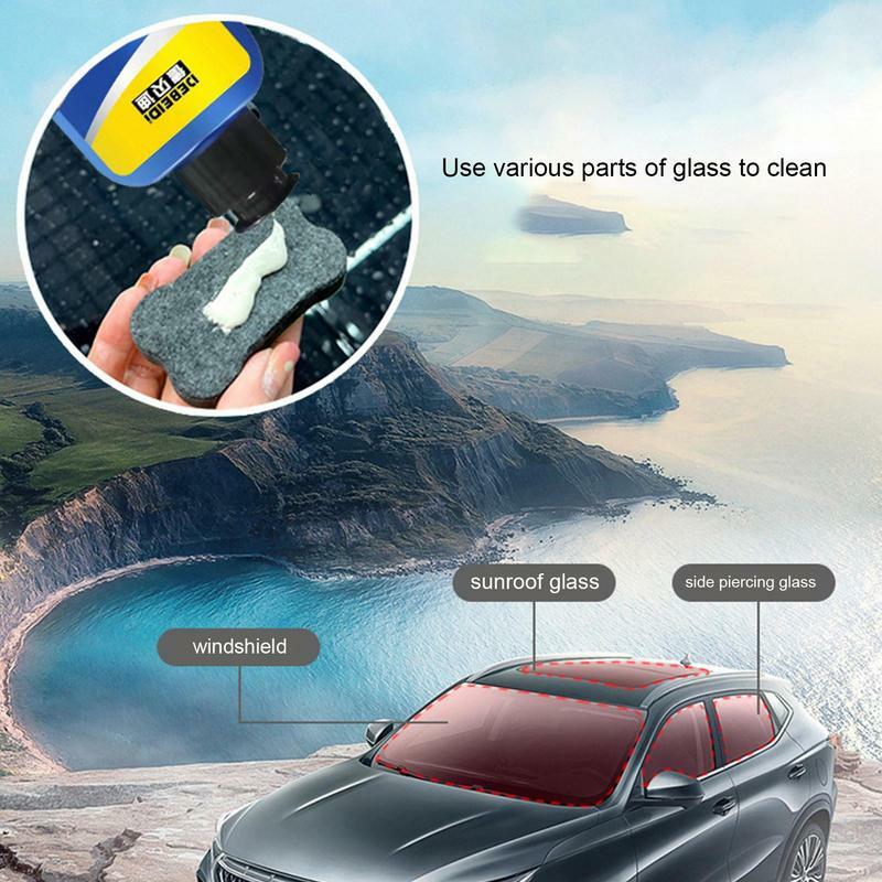 Car Glass Oil Film Removing Paste Auto Glass Film Coating Agent Waterproof Rainproof Anti-fog Glass Cleaner For Auto Windshield