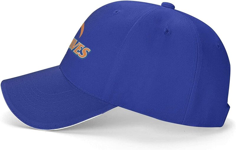 Boné de beisebol para homens e mulheres, chapéu esportivo ajustável, cor azul, para o pai