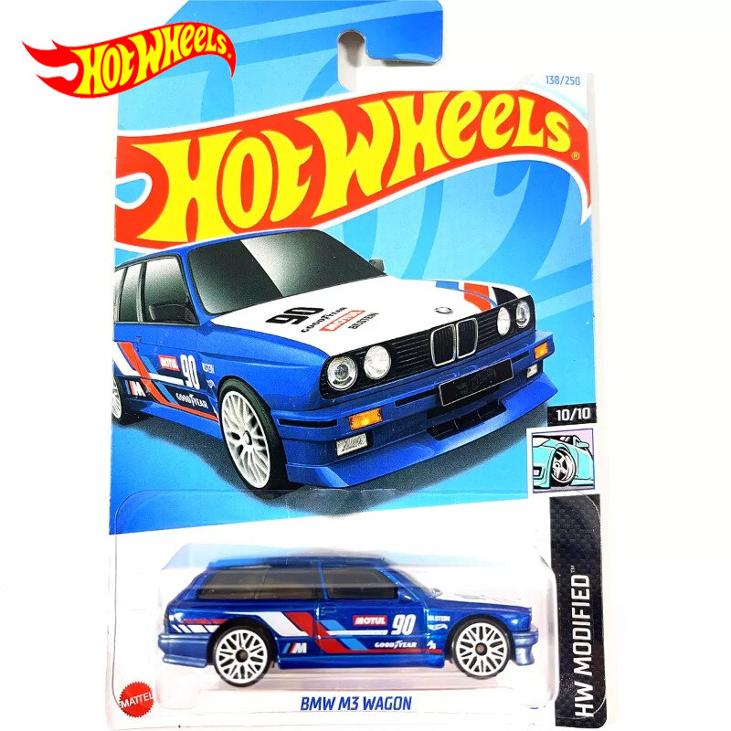 Roda panas asli 2024G mobil mainan BMW M3 Wagon untuk anak laki-laki 1/64 Model kendaraan logam Diecast HW dimodifikasi koleksi hadiah ulang tahun