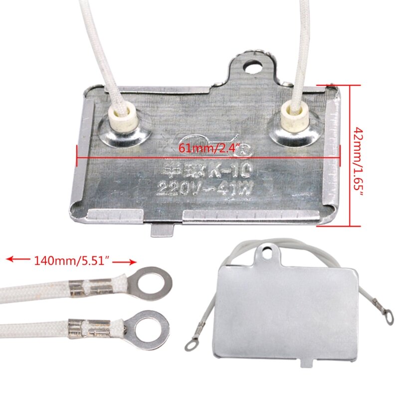 Fatia isolamento térmico fogão elétrico CPDD 220V-41W para acessórios placa aquecimento