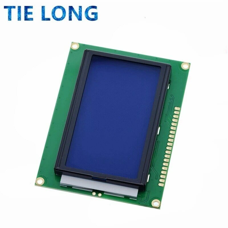 LCD1602 LCD 1602 2004 12864 Modul Layar Biru Hijau 16X2 20X4 Karakter Modul Tampilan LCD HD44780 Pengendali Cahaya Biru Hitam