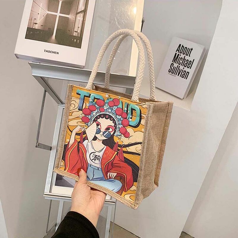 Холщовая Сумка на плечо для женщин, 1 шт., креативные сумки для покупок в японском стиле, Студенческая сумка для книг, сумка-тоут для девочек, новинка 2021