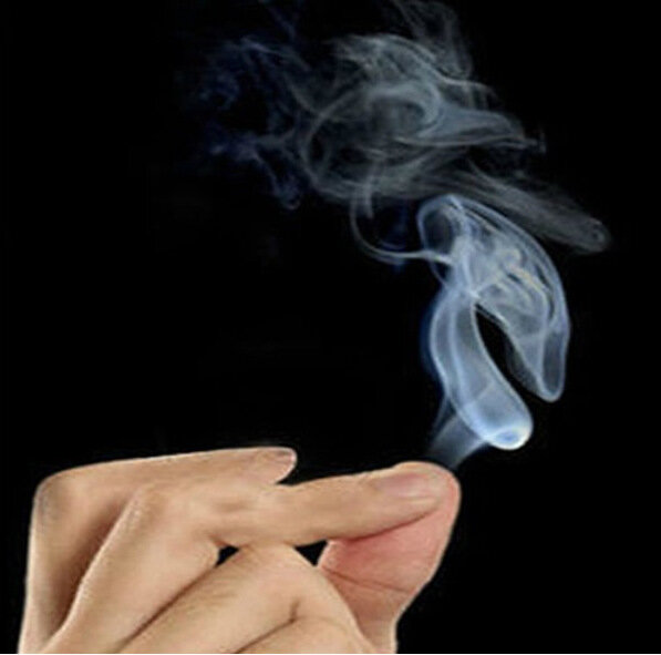 Magia fumaça magia magia fumaça de dicas de dedo truque mágico surpresa brincadeira piada mística diversão