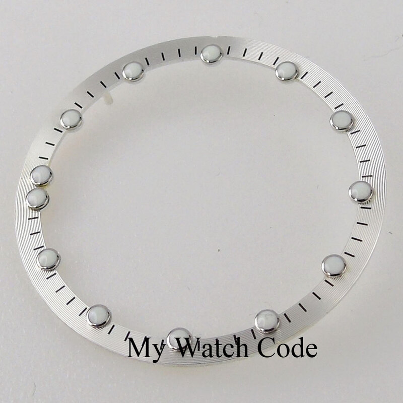 28,5 мм * 24,5 мм часы циферблат круг пластина для NH70 NH72 механизм скелета полые циферблат кольцо C3 светящиеся часы аксессуары