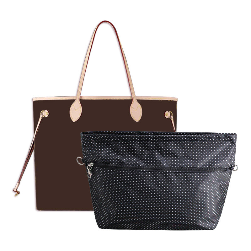 TINBERON Handbag Organizer Nylon Inner Bag High Capacity Makeup Bag Fits For Luxury TOTE Bag MM Insert Bag Organizer Storage Bag
