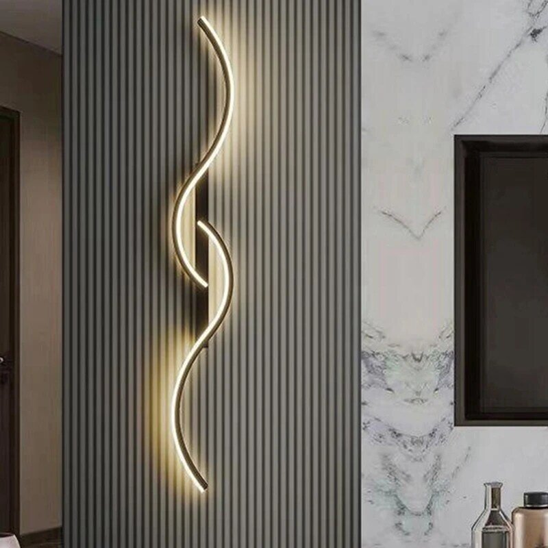 LED Bedside Wall Lamp Night Light For Living Room Bedroom Staircase Modern Art Indoor