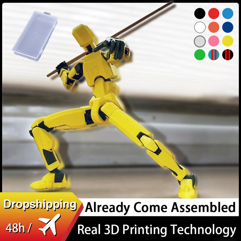 Robot modellante mobile Multi-snodato 2.0 manichino stampato in 3D manichino 13 Action Figures giocattoli bambini adulti giochi genitore-figlio