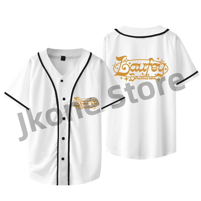 Laufey-camisetas con Logo Merch para hombre y mujer, ropa de calle informal, de manga corta, a la moda