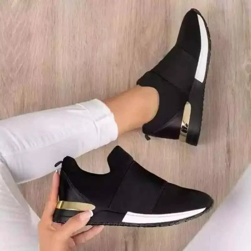 2024 Dames Mesh Ademende Sneakers Mode Casual Wiggen Platform Dames Lichtgewicht Wandelschoenen Zapatos De Mujer