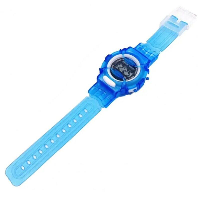 Zegarek cyfrowy zegarek na rękę dla dzieci klamra elektroniczna okrągła tarcza chłopcy dziewczęta prezenty studenci zegarek dla dzieci