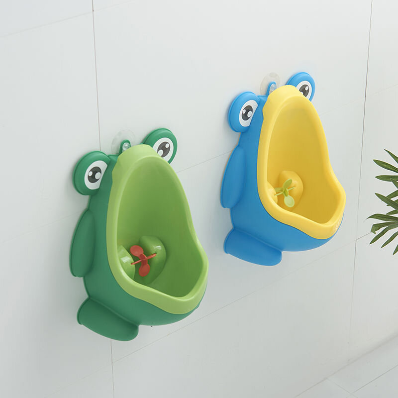 Baby Boys Standing Potty Infant Toddler Frog Shape Wall-Mounted Urinal Toilet Training Children Stand Vertical Urinal Potty Pee