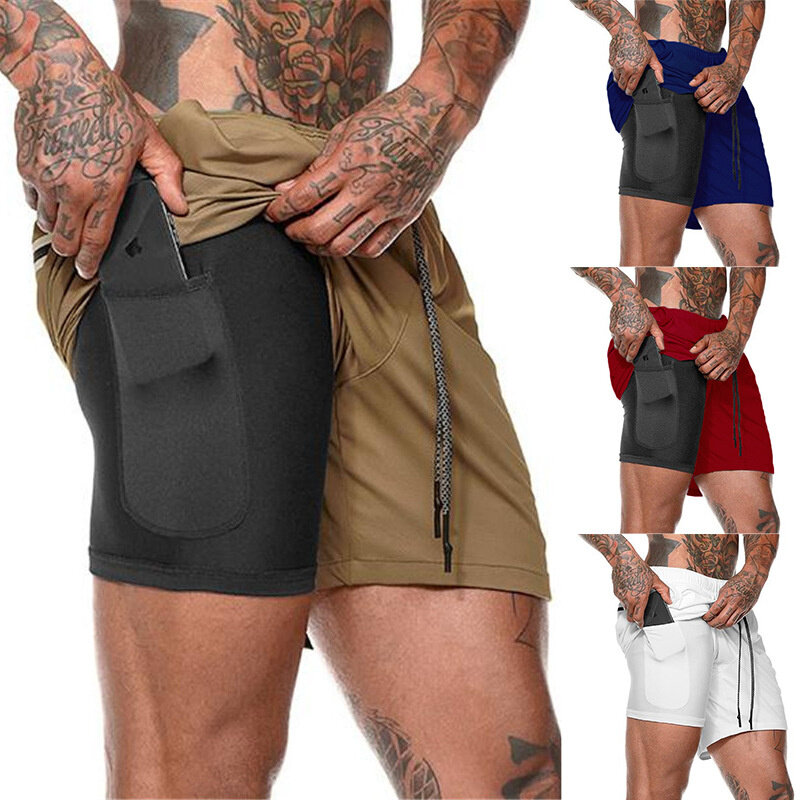 Pantalones cortos de carga para hombre, Shorts tácticos impermeables de secado rápido para correr, pescar, deportivos e informales, Verano