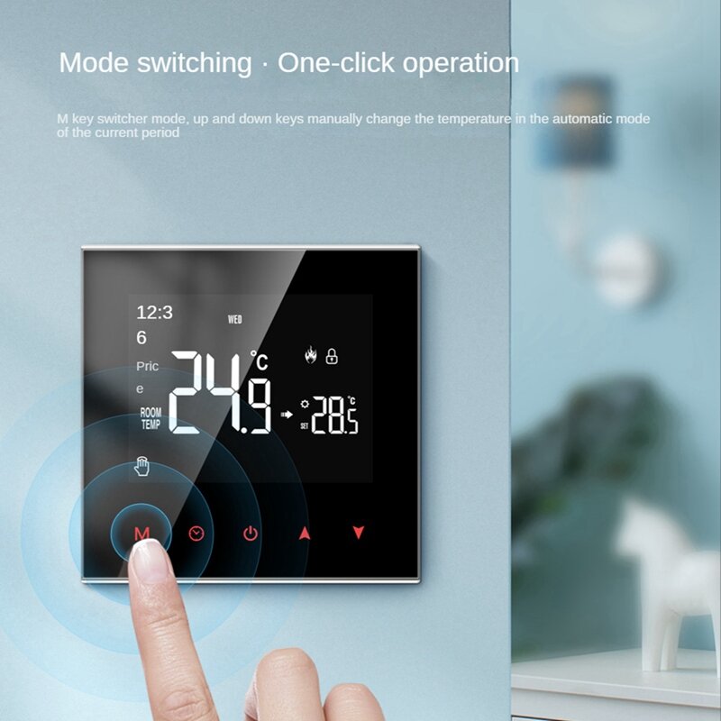 Wifi smart thermostat lcd touchscreen thermostat NWT100-16A elektrische heizung intelligenter thermostat