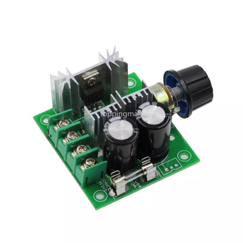 DC 12-40V 10A PWM Motor Speed Control Switch Controller Volt Regulator Dimmer Effective