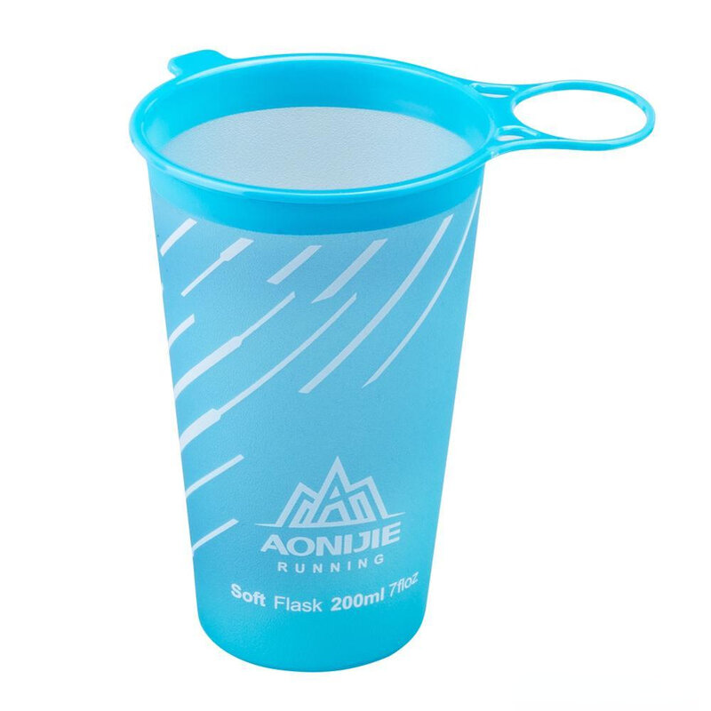 AONIJIE SD09 SD10 250ml 500ml Weichen Glaskolben Folding Faltbare Wasser Flasche TPU BPA-Frei für Laufen Hydratation pack Taille Tasche Weste