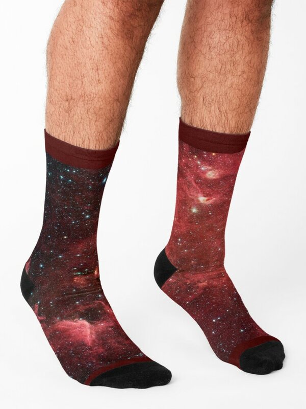 North America Nebula kaus kaki inframerah, RBSSG stoking hoki sepak bola grosir kaus kaki wanita pria