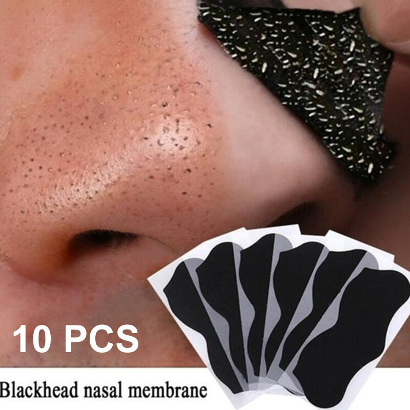 5/10 buah masker penghilang komedo hidung, masker perawatan jerawat pengecil pori-pori pembersih stiker hidung Strip bersih dalam pori-pori