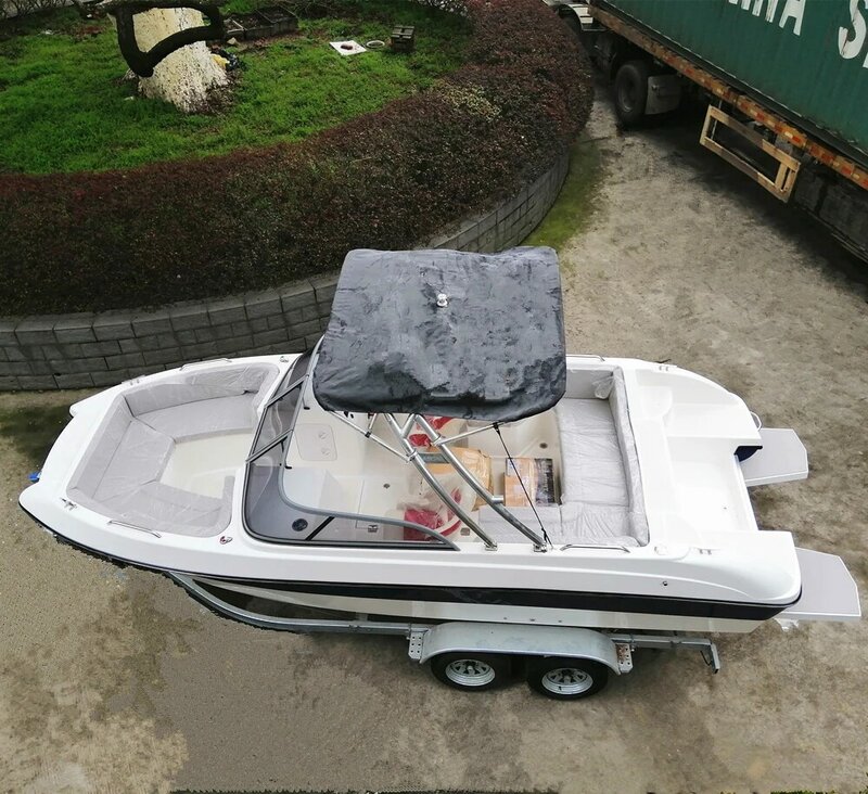 FLIT-580 19ft Long Fiberglass Sport And Fishing Boat Without Engine