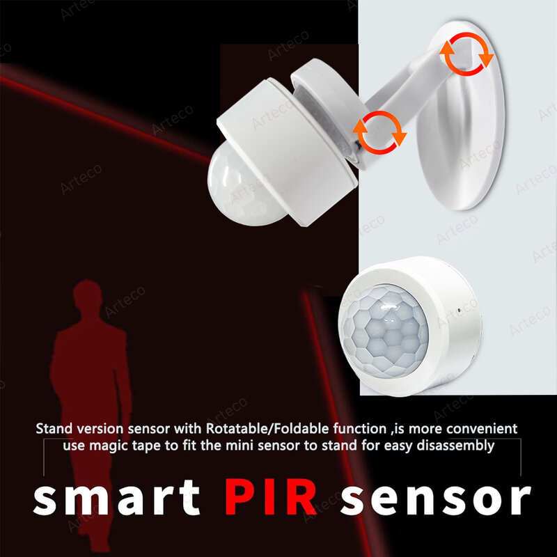 Zigbee 3.0 Smart Pir Motion Sensor Movement Human Body Infrared Detector Security Alarm Sensor Works With EWelink Home Assistant