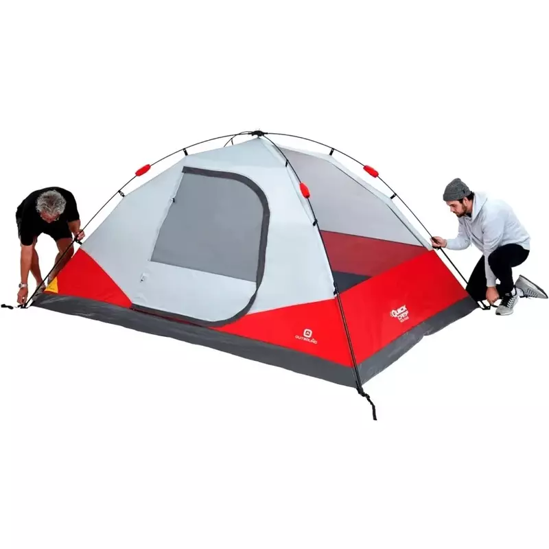 Tenda ao ar livre para camping, tenda com bolsa de transporte e rainfly, resistente à água, cúpula e cabine, para 5 pessoas, frete grátis