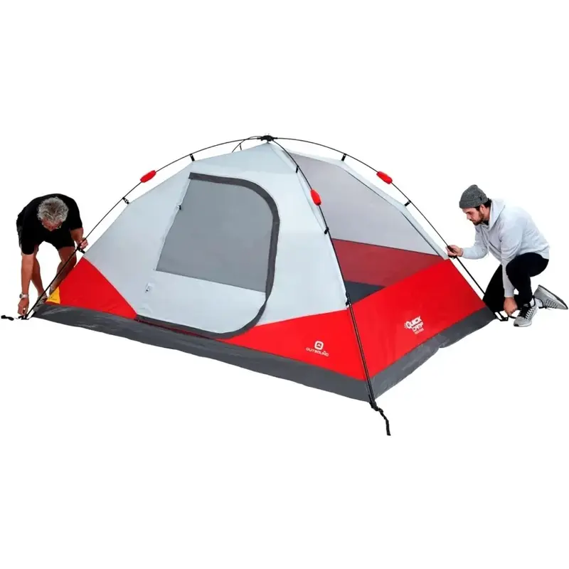 Tenda ao ar livre para camping, tenda com bolsa de transporte e rainfly, resistente à água, cúpula e cabine, para 5 pessoas, frete grátis
