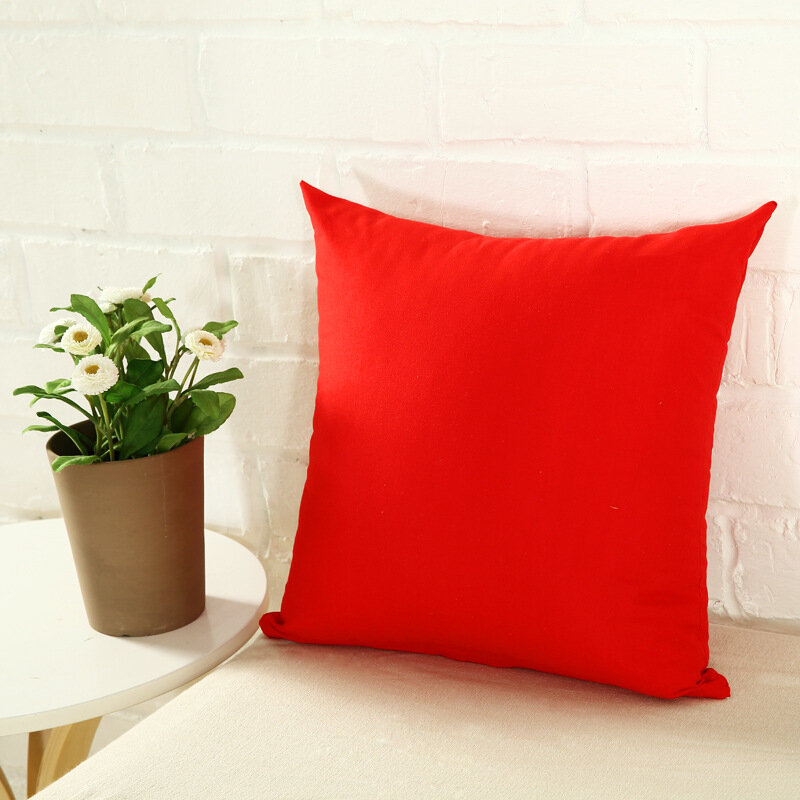 Candy Color Pillow Case Cover Black White Candy Colorful Pillow Case Cover Solid Color Decorative Pillowcases Simple Pillow Case