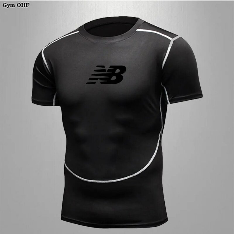 Men's Running Training Sportswear Cycling Slow Running Quick Drying Fitness Clothes Sanda Fitness Exercise Tight Fitting Clothes