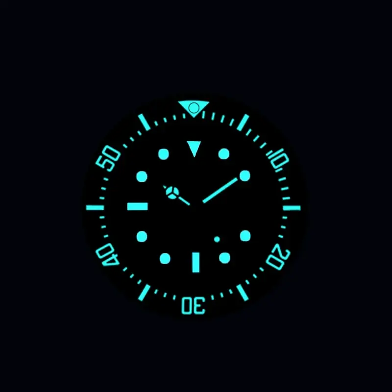 Мужские водонепроницаемые часы Cronos из нержавеющей стали, 44 мм, NH35