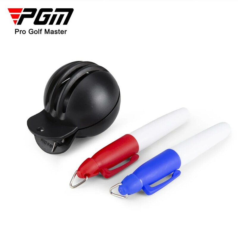 PGM 1pc Golf Ball Line Liner Drawing Marking Alignment Putting Tool Send 2 Pieces Golf Ball Marker Pens Golf Scribe Accessories