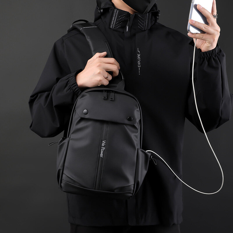 Многофункциональные мужские сумки через плечо, нагрудная сумка для коротких поездок, Мужская однолямочная сумка, новинка 2024