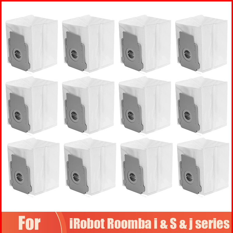 Suku cadang tas debu untuk iRobot Roomba i1 + i3 + i4 + i5 + i6 + i7 + i8 + s9 + Combo j7 + Combo i8 + pengganti penyedot debu Robot