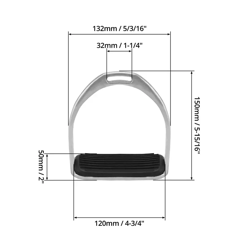 Horse Riding Stirrups Equipment Hight Quality Safety Riding Protection Saddle Knee Ankle Stress Pain 1 Pair