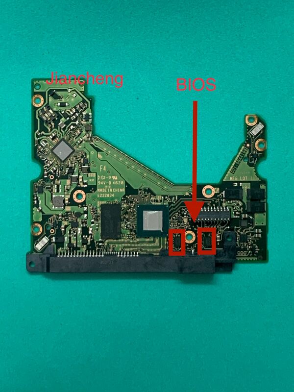Circuit imprimé de disque dur WD PCB 006 0B44198