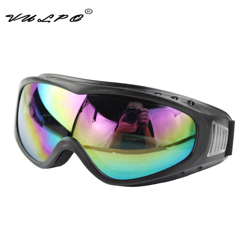 VULPO Outdoor Sport Ski Brille Winddicht Anti-nebel Staubdicht Brillen UV Schutz Sport Ski Brille Snowboard Skate Brille