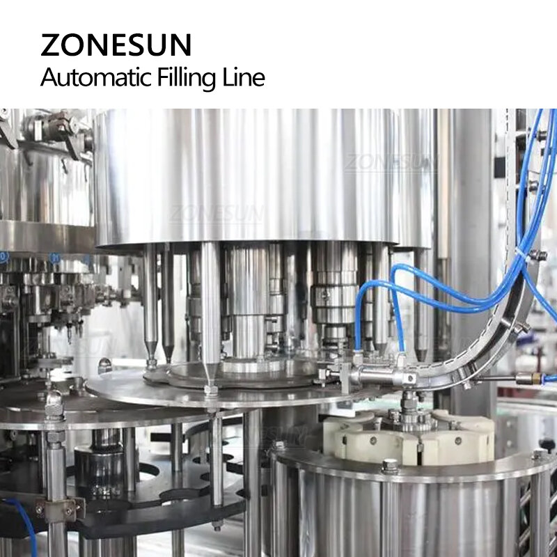 Zon- máquina filling de garrafas pet, mineral, totalmente automático, água mineral, bebida, fabricação em massa, linha de produção, ZS-AFM