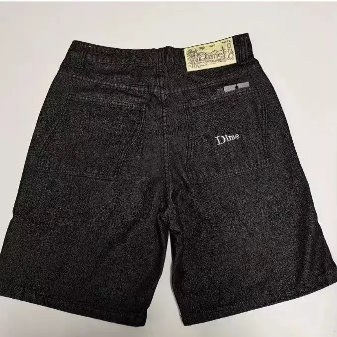 Pantalones cortos vaqueros con alfabeto para hombre y mujer, Shorts informales estilo Hip Hop, Y2K, tendencia Harajuku, verano, 2024